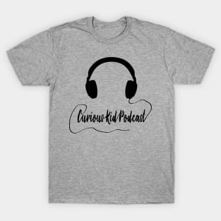 Curious Kid Headphone Logo T-Shirt